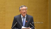 Chánh án Tòa án Nhân dân tối cao Nguyễn Hòa Bình. Ảnh: QUOCHOI.VN