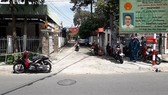 Hiện trường vụ việc.