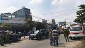 Nam thanh niên ngáo đá ở trần tại hiện trường