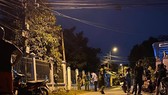 Công an phong toả hiện trường vụ việc