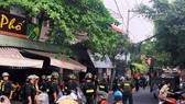 Lực lượng công an tại hiện trường.