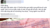 Thông tin về vụ việc lan truyền trên mạng xã hội