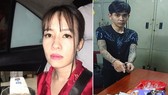 Hai trong 6 đối tượng bị bắt giữ. Ảnh: C.A