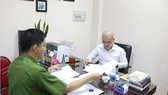 Nguyễn Thái Luyện làm việc với công an