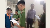 Công an đọc lệnh bắt giữ ông Nam và ông Tùng