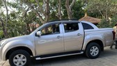 Hình ảnh chiếc xe ô tô bị mất trộm. Ảnh: CHÍ THẠCH