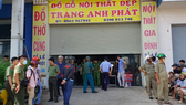 Công an tại hiện trường