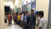 Các đối tượng tại cơ quan công an