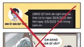 Tin nhắn có nội dung xuyên tạc được gửi đến hàng loạt người dân. Ảnh: CA