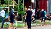 Hình ảnh nhóm đối tượng tham gia hỗn chiến