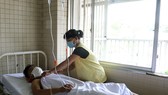 Thiếu niên 15 tuổi điều trị tại bệnh viện. Ảnh: BVCC