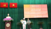 Thăng hàm Thiếu tướng đối với đồng chí Cao Đăng Hưng. Ảnh: C.T