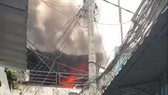 Lực lượng chữa cháy ở hiện trường