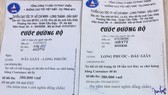 Xuất hiện tình trạng làm giả vé cước đường bộ cao tốc TPHCM - Long Thành - Dầu Giây