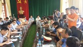 Bộ trưởng Nguyễn Văn Thể chỉ đạo tại cuộc họp sáng 23-7 tại Hải Dương