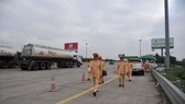 Lãnh đạo Cục CSGT trực tiếp đi kiểm tra nồng độ cồn trên cao tốc