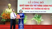 Tân Thứ trưởng Bộ Nội vụ Phạm Thị Thanh Trà hứa nỗ lực phấn đấu để hoàn thành mọi nhiệm vụ