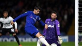 Morata tiếp tục "bế tắc" trong trận đấu với Derby County
