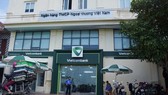 Chi nhánh Vietcombank Nghi Sơn nơi xảy ra vụ việc. ảnh: Ng.D.