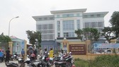 Trụ sở Bảo hiểm xã hội huyện Quỳnh Lưu nơi xảy ra vụ việc. Ảnh: V.H