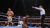 Andy Ruiz trong trận thắng Anthony Joshua