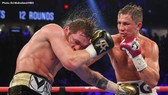 Golovkin (phải) sẽ đối đầu với Canelo lần thứ 3 vào tháng 5 năm sau