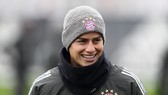 James Rodriguez đang rất hạnh phúc ở Munich. Ảnh: Getty Images.