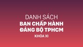Công bố danh sách Ban Chấp hành Đảng bộ TPHCM khóa XI, nhiệm kỳ 2020-2025
