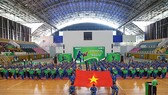 Quang cảnh lễ khai mạc giải Vovinam học sinh TPHCM. Ảnh: Nhật Anh