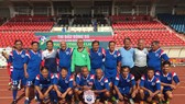 Các cựu cầu thủ Cảng Sài Gòn. Ảnh: ANH TRẦN
