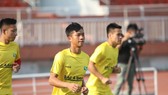 Văn Đức trên sân Thống Nhất chiều 6-3. Ảnh: Thanh Đình