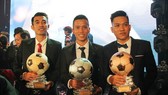 Trọng Luân tại Gala trao giải QBV VN 2017. Ảnh: Dũng Phương