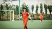 Nguyễn Cảnh Anh ở đợt tập trung đội tuyển U22 Việt Nam mới đây