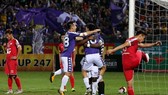 Lần đầu tiên diễn ra trận "derby thủ đô" ở chung kết Cúp QG trong 28 năm qua. Ảnh: MINH HOÀNG