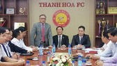 Lãnh đạo CLB Thanh Hóa trong buổi họp vào ngày 20-11