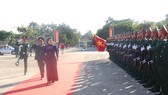 Chủ tịch Quốc hội thăm, chúc tết cán bộ, chiến sĩ Bộ Chỉ huy Quân sự tỉnh Đắk Lắk