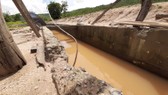 Một vị trí hư hỏng ở công trình