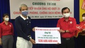 Các đơn vị trao tài trợ ủng hộ cho chương trình