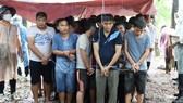 Các con bạc bị bắt giữ