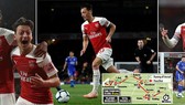 Arsenal - Leicester 3-1: Oezil gỡ hòa, Aubameyang lập cú đúp trong 3 phút