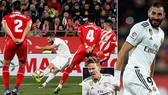 Girona - Real Madrid 1-3 (chung cuộc 3-7): Benzema lập cú đúp, Real vào bán kết