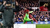 Liverpool - Everton 0-0: Salah kém duyên, HLV Pep Guardiola soán ngôi đầu của Jurgen Klopp
