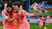 Alaves - Barcelona 0-2: Alena, Suarez lập công, Barca rộng cửa nâng cúp La Liga sớm