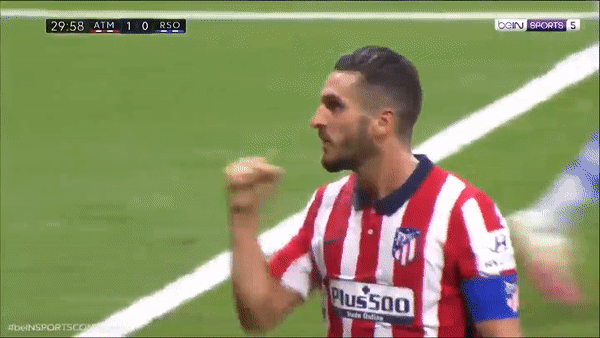 Atletico Madrid - Sociedad 1-1: Koke lập công, Herrera phản lưới nhà, HLV Diego Simeone về 3 chung cuộc