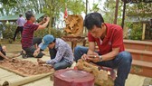 Sôi động giỗ Tổ nghề mộc Kim Bồng