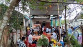 Không khí tang thương bao trùm một vùng quê