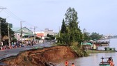 An Giang: Công bố tình huống khẩn cấp sạt lở ở sông Hậu