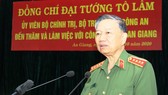 Đại tướng Tô Lâm làm việc với Công an tỉnh An Giang