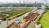 Dự án chống ngập 10 ngàn tỷ đồng: Thi công cầm chừng do vướng mặt bằng