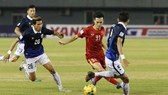 Cuộc so tài giữa hai đội Việt Nam và Campuchia tại AFF Cup 2016. Ảnh: DŨNG PHƯƠNG